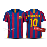 Camisa Barcelona Nike Ronaldinho Reedição Home 2005/06 Retrô