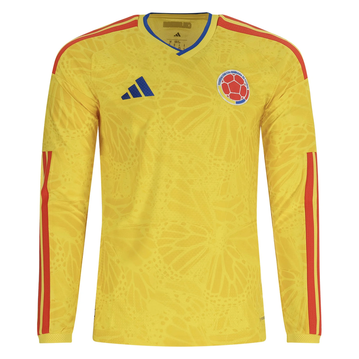 Camisa da Colômbia Home Copa 2026 - Versão Jogador Manga Longa