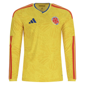 Camisa da Colômbia Home Copa 2026 - Versão Jogador Manga Longa