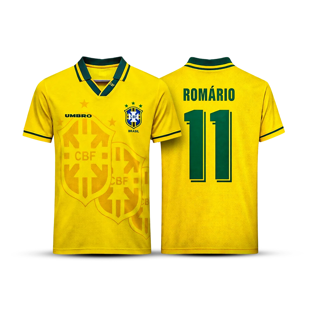Camisa Brasil Home Retrô - 1994 Romário