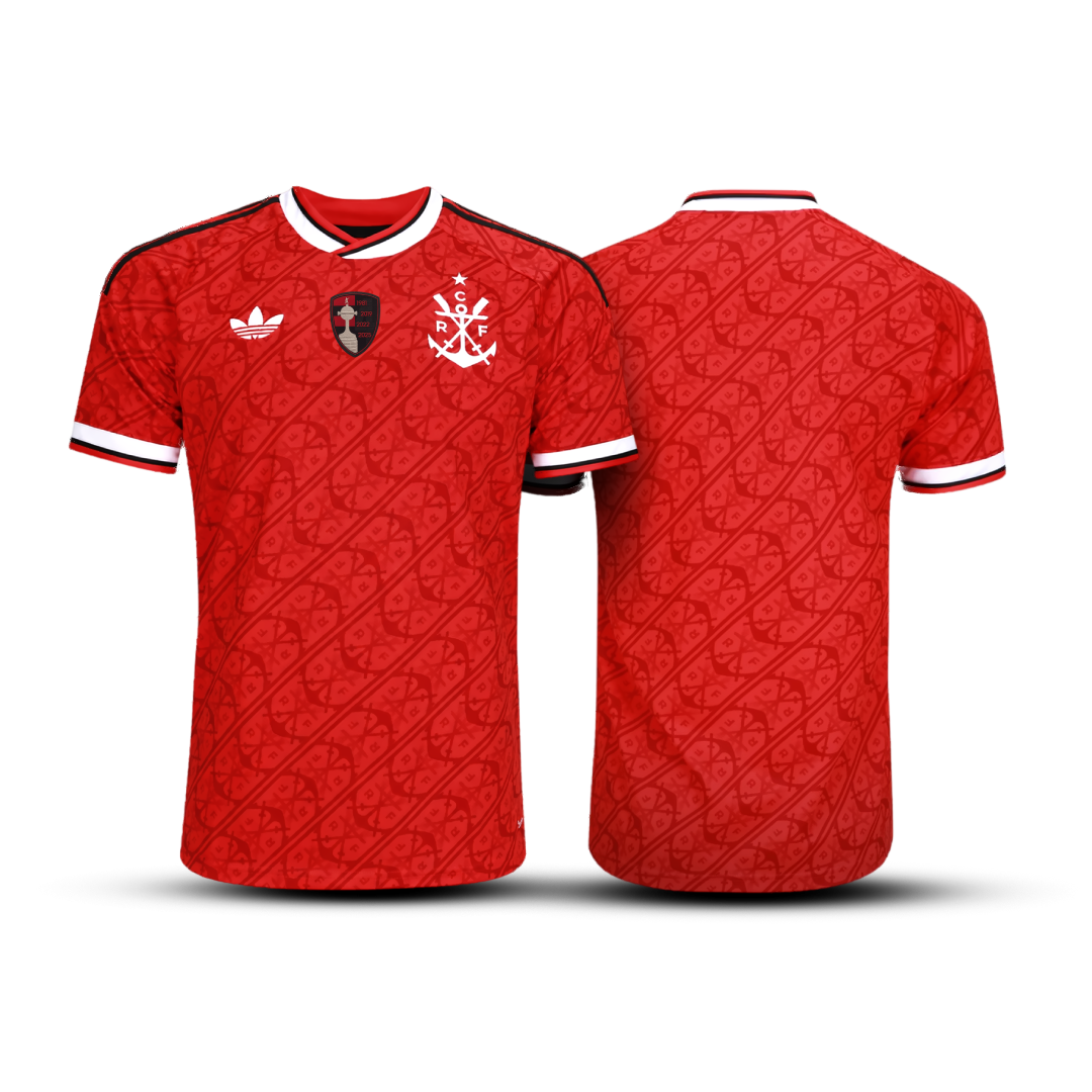 Camisa do Flamengo Manto 3 2026 + Patch de títulos (anos) libertedores