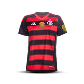 Camisa do Flamengo Feminina Home - 2025/26 + Patchs Libertadores e Brasileiro