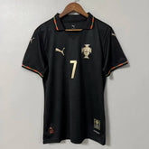 Camisa Portugal Pantera Negra Ronaldo 7 - Versão Jogador - Pronta entrega