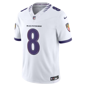 Camisa NFL Baltimore Ravens Vapor Limited White 2026 - Lamar Jackson