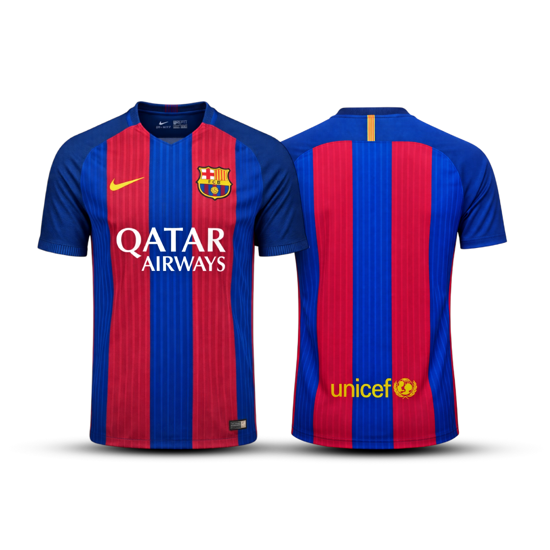 Camisa Retrô Barcelona Home 16/17 Nike Torcedor Masculina