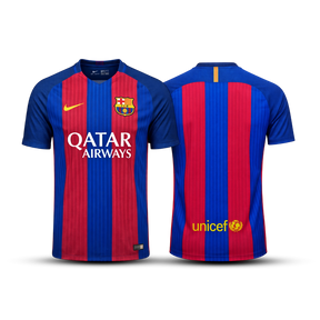 Camisa Retrô Barcelona Home 16/17 Nike Torcedor Masculina