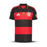 Camisa Flamengo Home 2026 - Versão Jogador com Patch Libertadores e Brasileiro