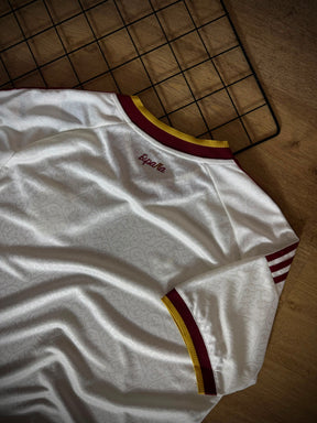 Camisa Espanha Away 2026 Jogador - 2 estrelas + Patch Campeã da Copa do Mundo - Pronta entrega