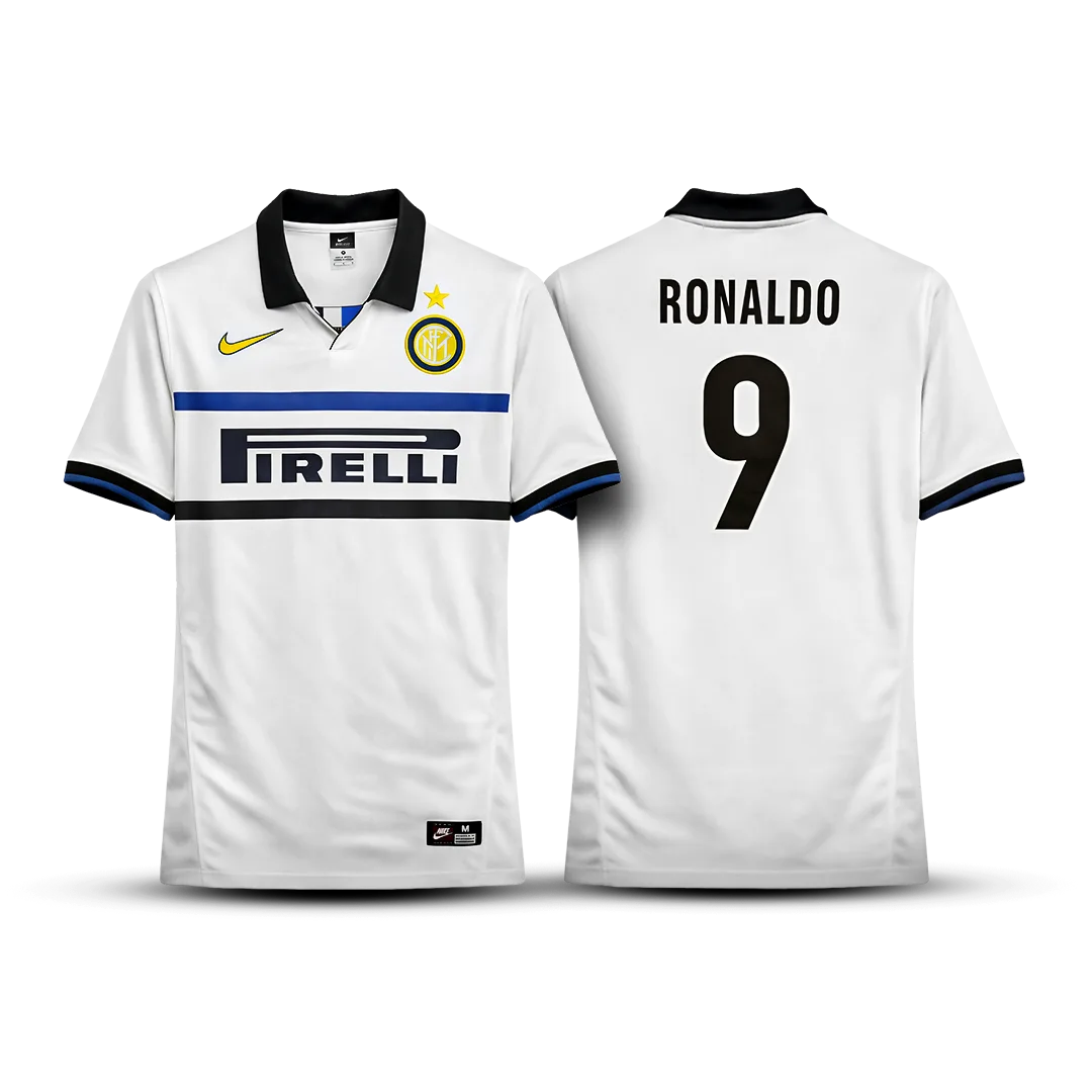 Camisa Inter de Milão Retrô 1998/99 Away – Ronaldo #9