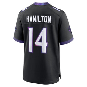 Camisa NFL Baltimore Ravens Vapor Limited Black Alternate 2026 - Hamilton