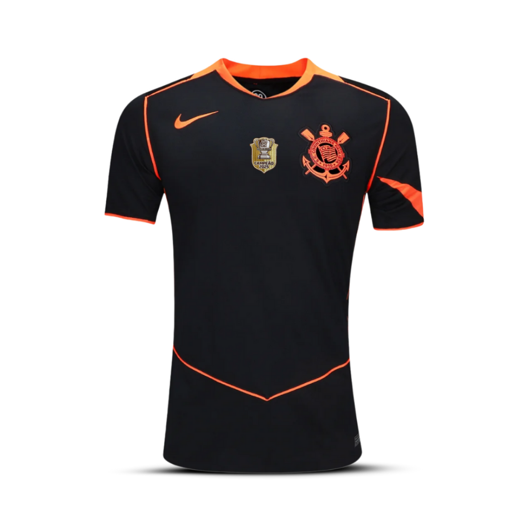 Camisa do Corinthians Third - 2025/26 com Patch de Campeão Copa do Brasil