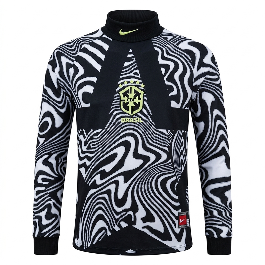 Camisa do Brasil Goleiro 2026 Manga Longa