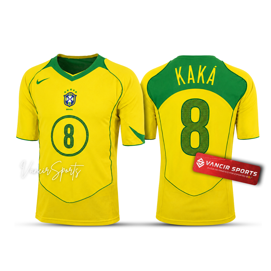 Camisa Brasil Home 2004 - Kaka' - Pronta entrega