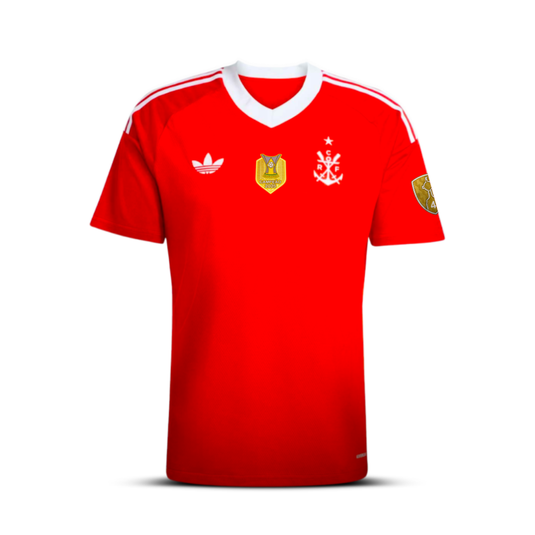 Camisa do Flamengo Goleiro Third - 2025/2026 + Patchs Libertadores e Brasileiro