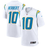 Camisa NFL Justin Herbert branca Los Angeles Chargers - Pronta entrega