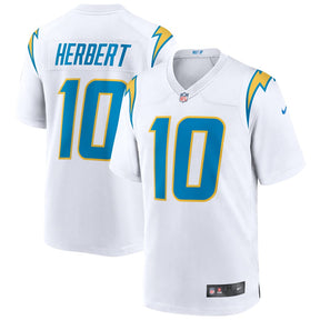 Camisa NFL Justin Herbert branca Los Angeles Chargers - Pronta entrega