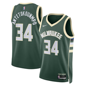 Regata Milwaukee Bucks Icon Edition NBA 22/23 - Giannis Antetokounmpo