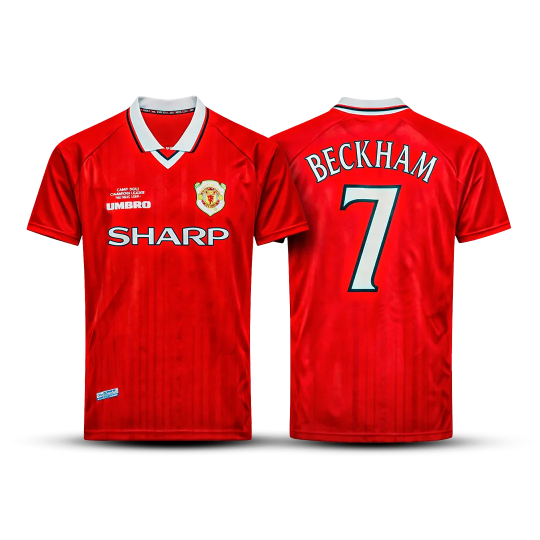 Camisa Manchester United Retrô 1999/00 Home – Beckham #7