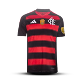 Camisa do Flamengo Home - 2025/26 + Patchs Libertadores e Brasileiro