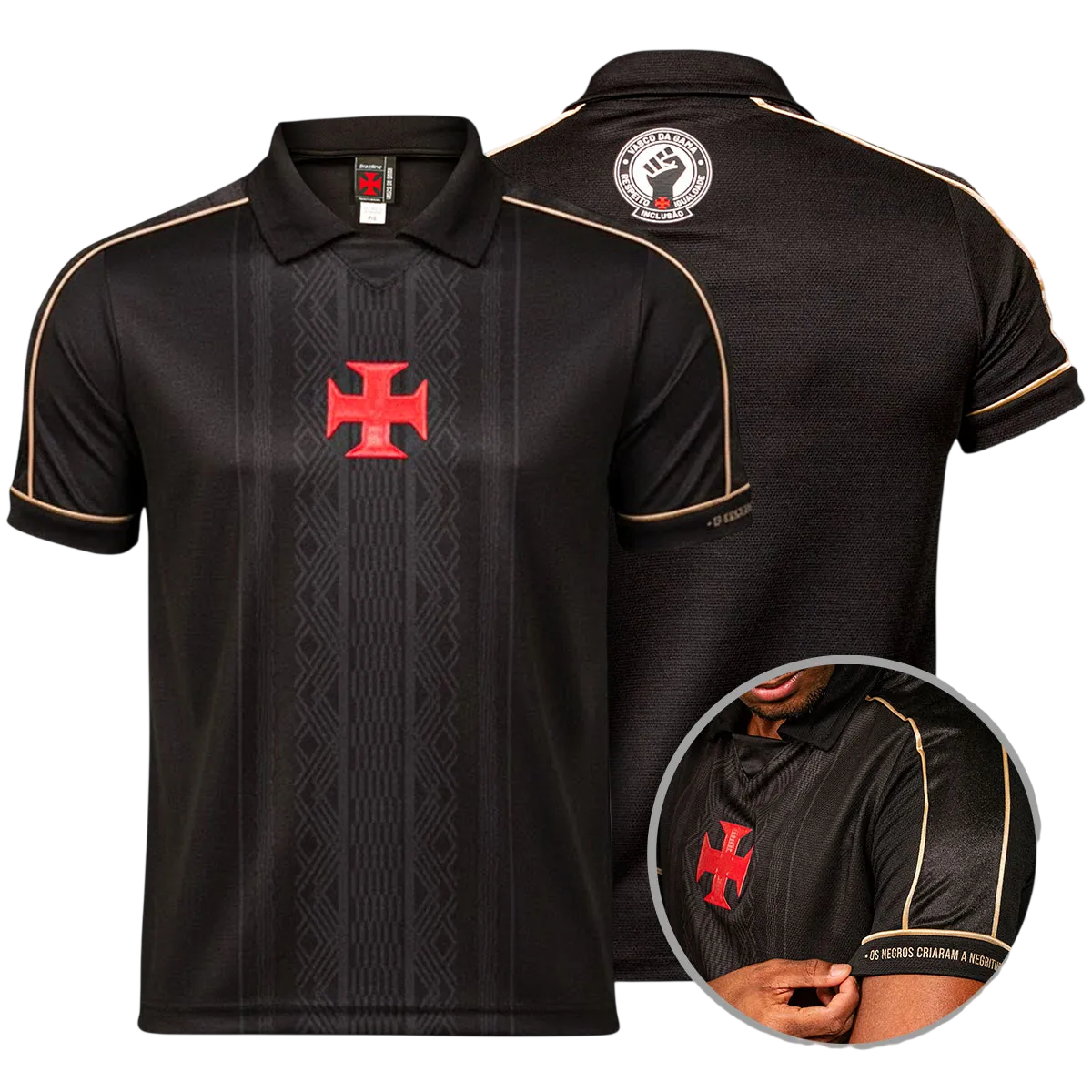 Camisa do Vasco 2025/26 - "Negritude" - Masculina Torcedor Lançamento