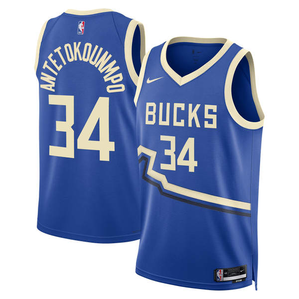 Regata Milwaukee Bucks City Edition NBA 24/25 - Giannis Antetokounmpo