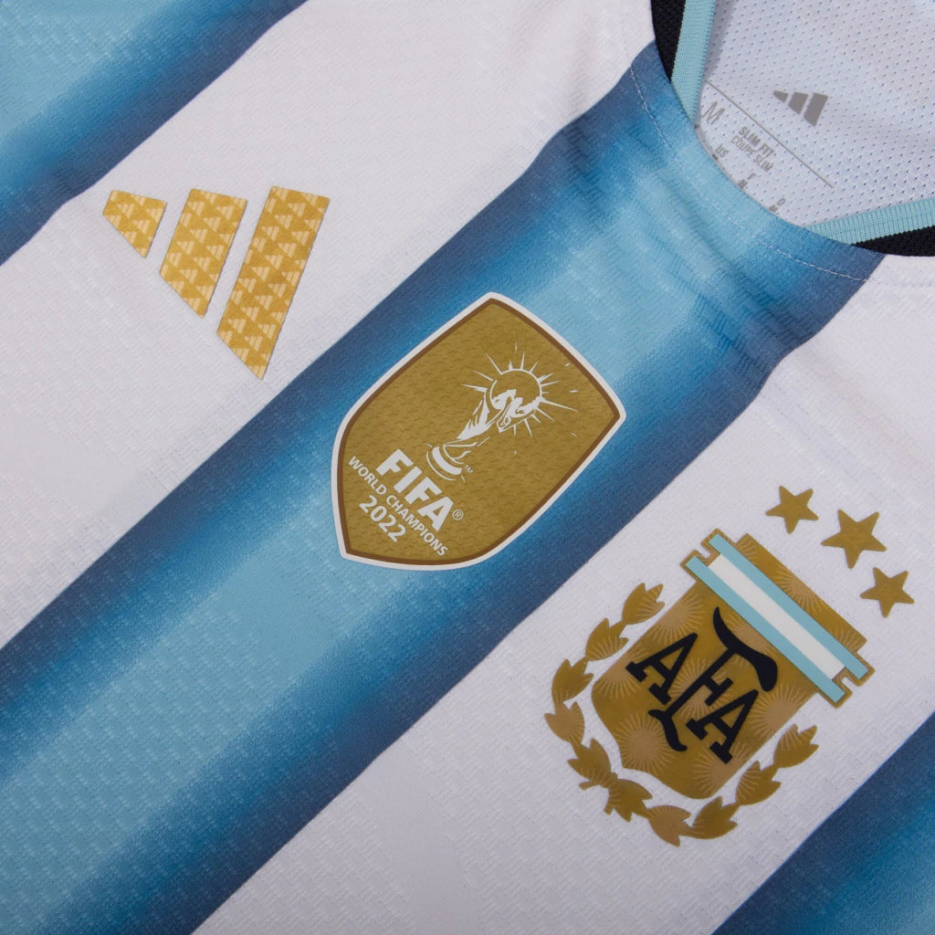 Camisa da Argentina Home Copa 2026 - Versão Jogador Manga Longa