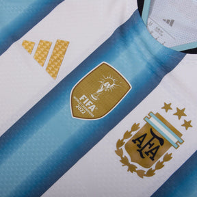Camisa da Argentina Home Copa 2026 - Versão Jogador Manga Longa