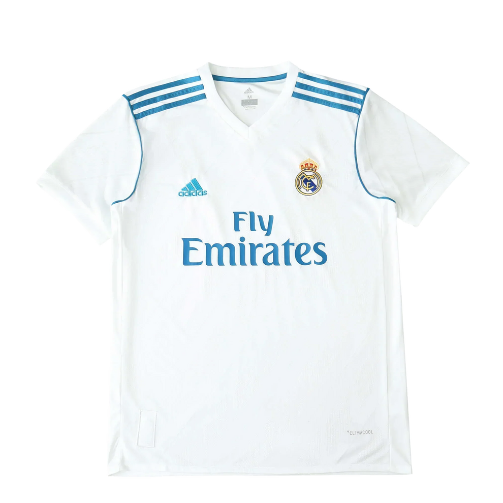 Camisa Retrô Real Madrid Home 2017/18 Torcedor Masculina