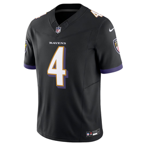 Camisa NFL Baltimore Ravens Nike Black Vapor Limited - Zay Flowers