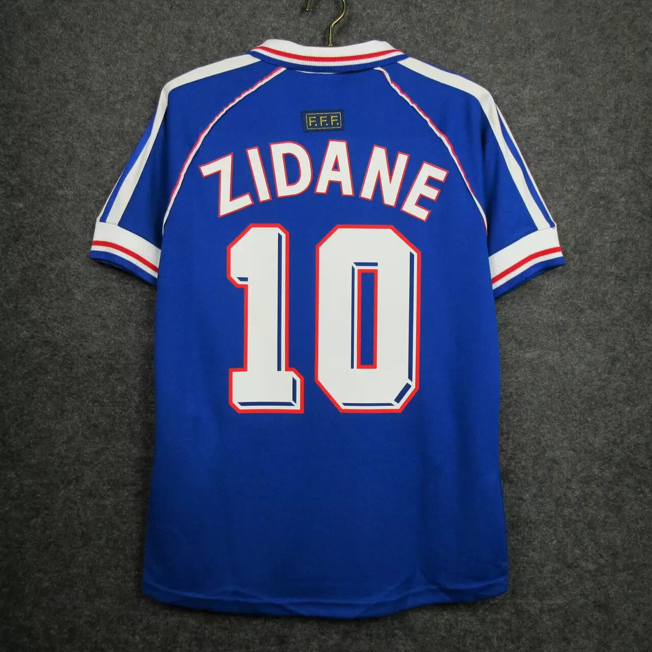 Camisa França Home Retrô 1998 - Zidane - Pronta entrega