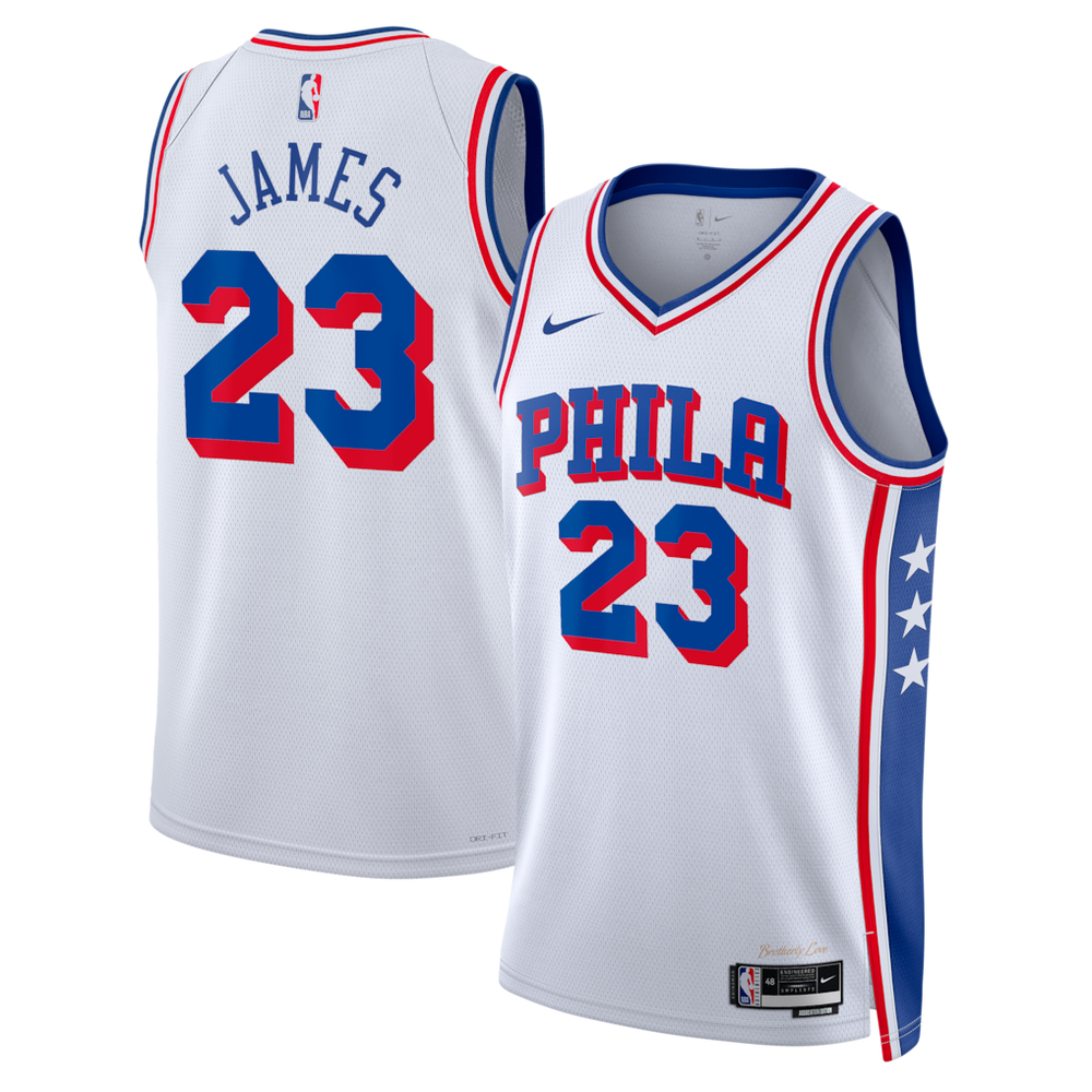 Regata Philadelphia 76ers Association Edition NBA - LeBron James