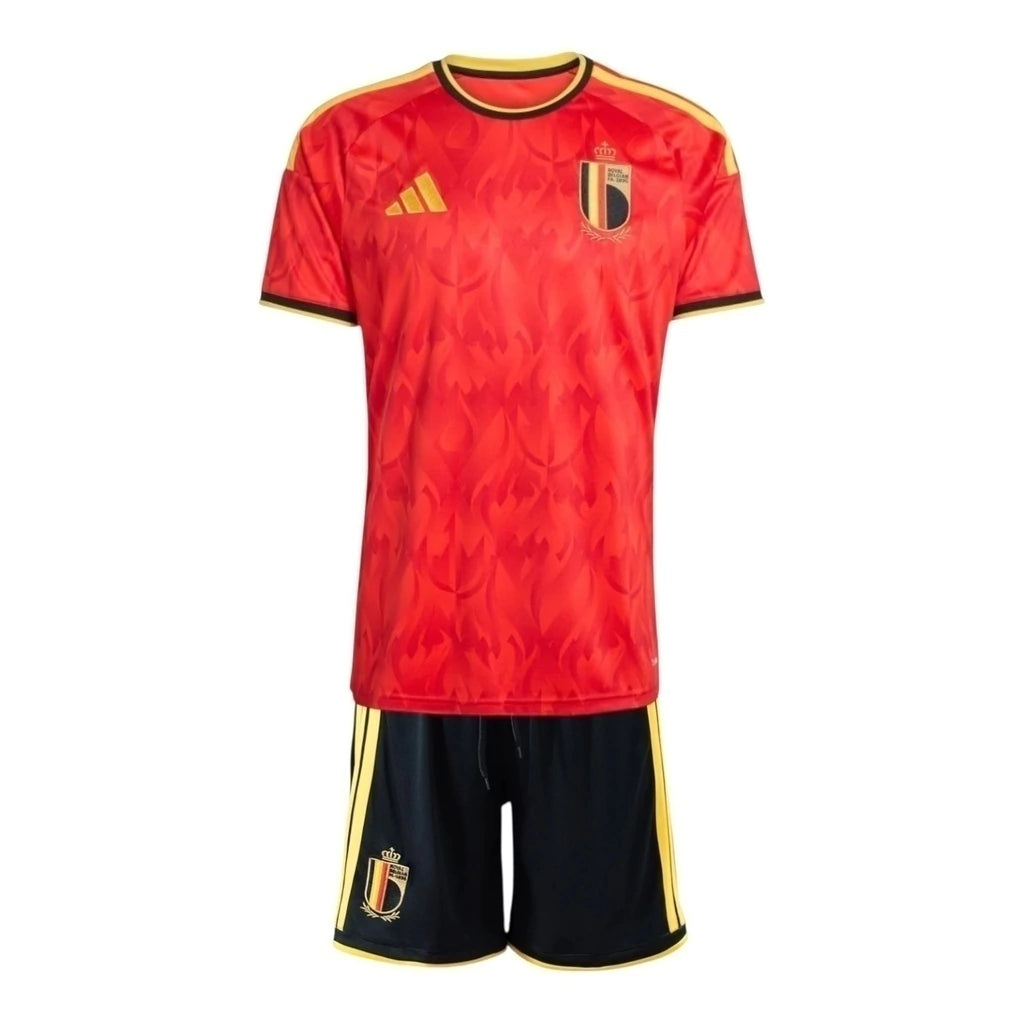 Kit Infantil Bélgica Home Copa 2026 - Pronta entrega