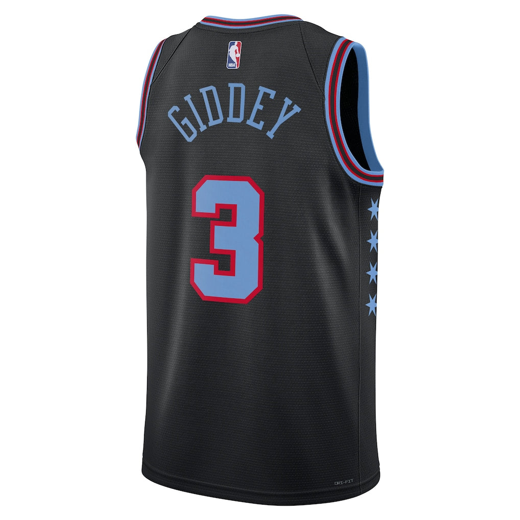 Regata Chicago Bulls City Edition NBA 25/26 - Josh Giddey