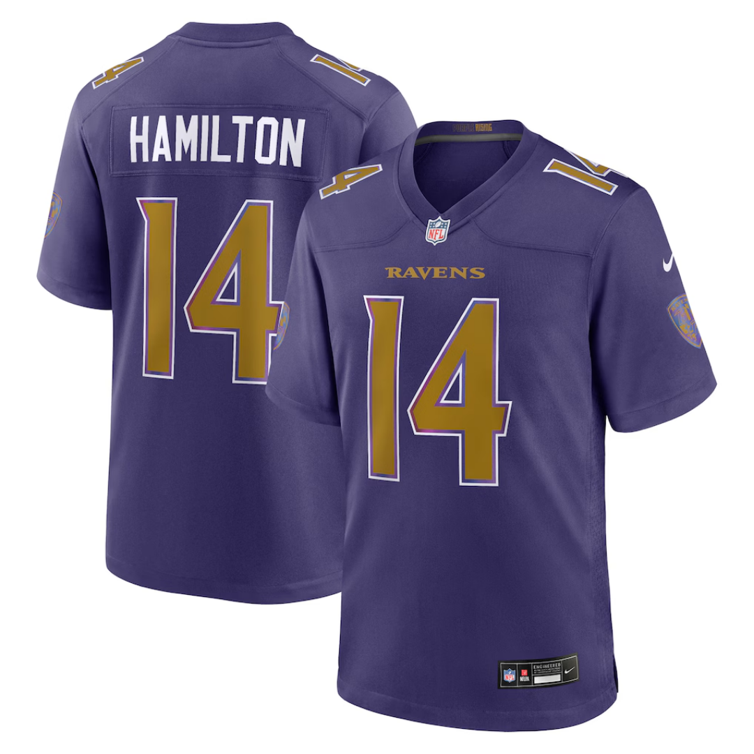 Camisa NFL Baltimore Ravens Vapor Limited Purple Alternate 2026 - Hamilton