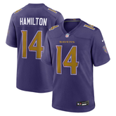 Camisa NFL Baltimore Ravens Vapor Limited Purple Alternate 2026 - Hamilton