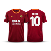Camisa Roma Retrô 2000/01 Home – Totti #10