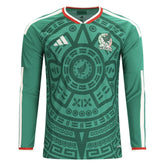 Camisa do México Home Copa 2026 - Versão Jogador Manga Longa