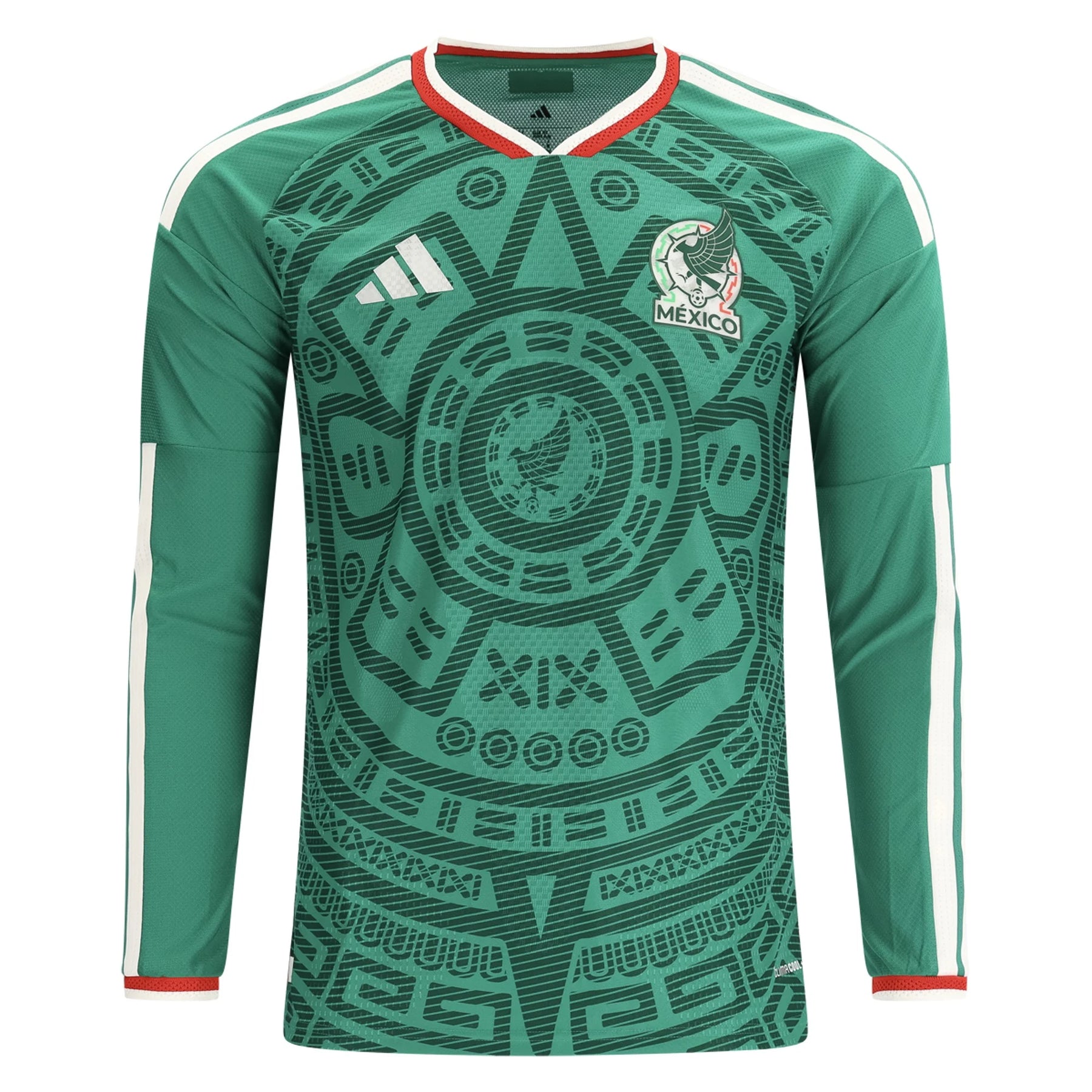 Camisa do México Home Copa 2026 - Versão Jogador Manga Longa