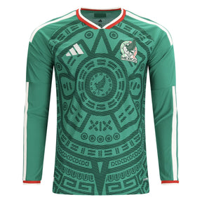 Camisa do México Home Copa 2026 - Versão Jogador Manga Longa