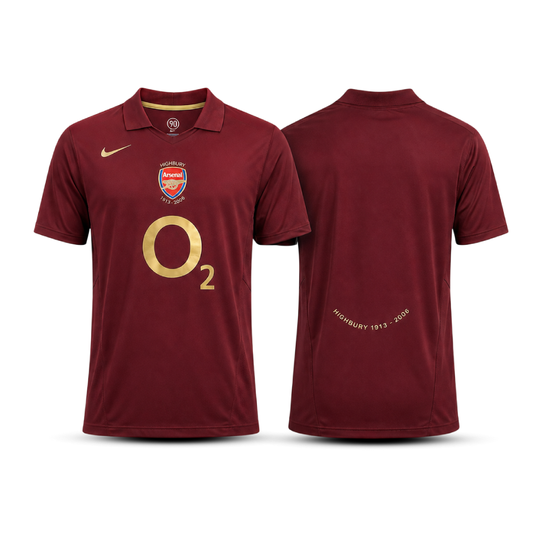 Camisa Arsenal Retrô 2005/06