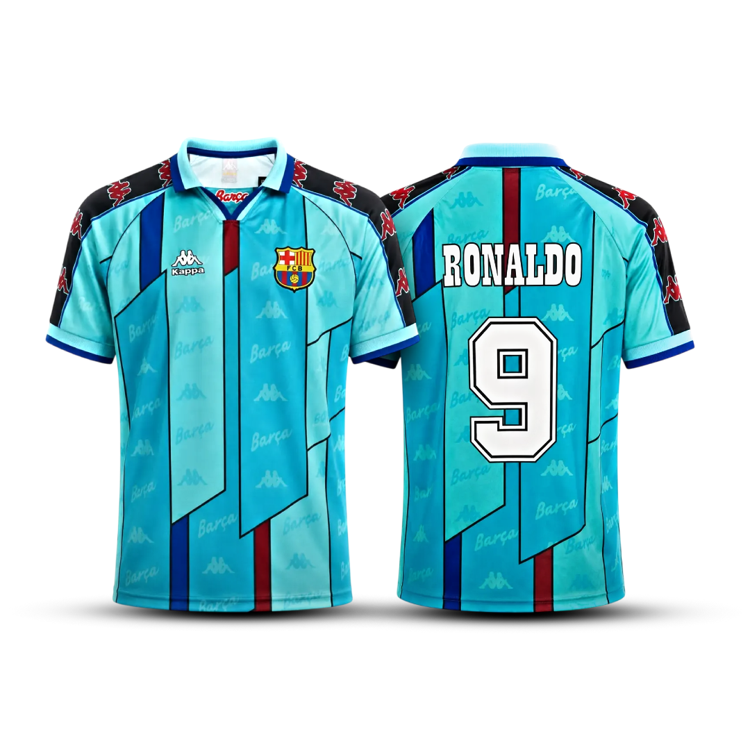 Camisa do Barcelona Retrô 1995/97 Away – Ronaldo #9