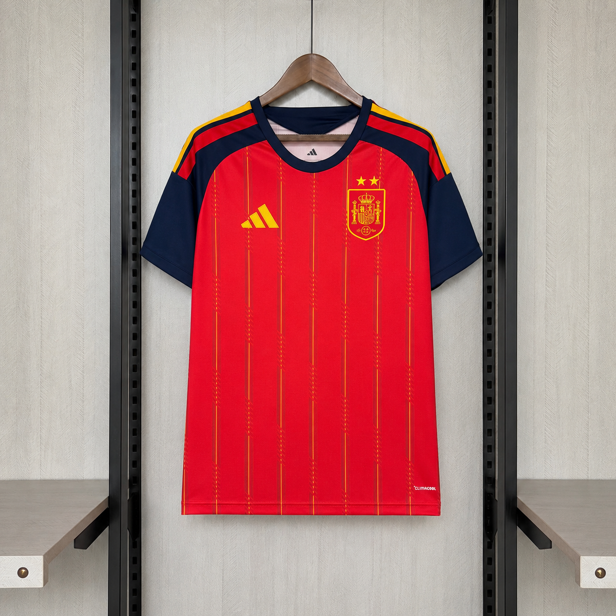 Camisa Espanha Home 2026 Torcedor Masculino - 2 estrelas