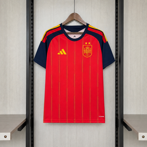 Camisa Espanha Home 2026 Torcedor Masculino - 2 estrelas