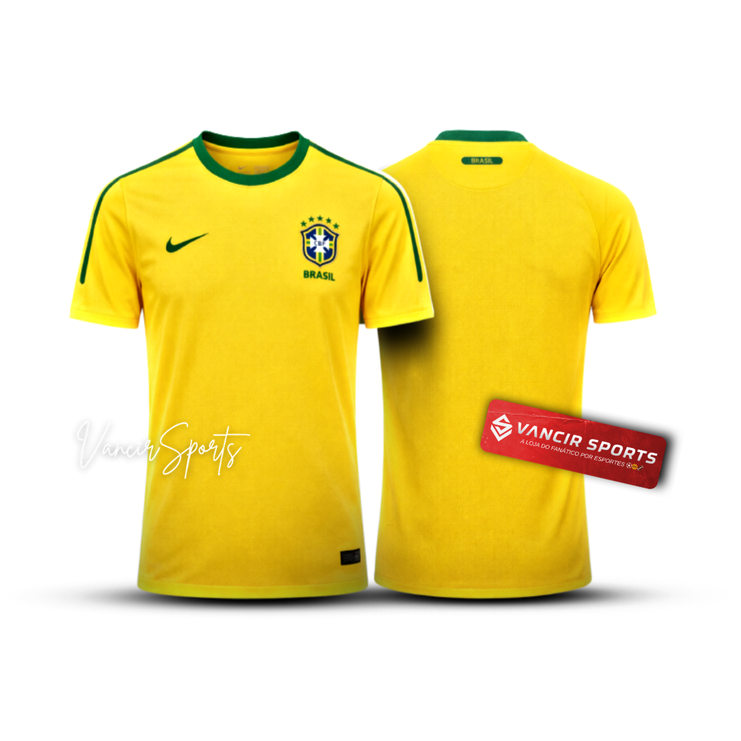 Camisa Brasil Home Retrô - 2010