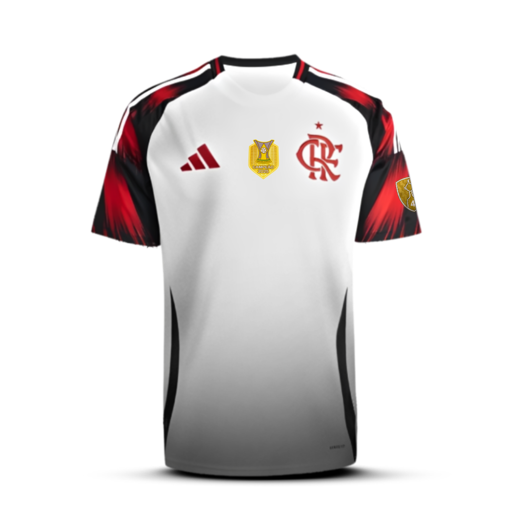 Camisa do Flamengo Away - 2025/2026 + Patchs Libertadores e Brasileiro