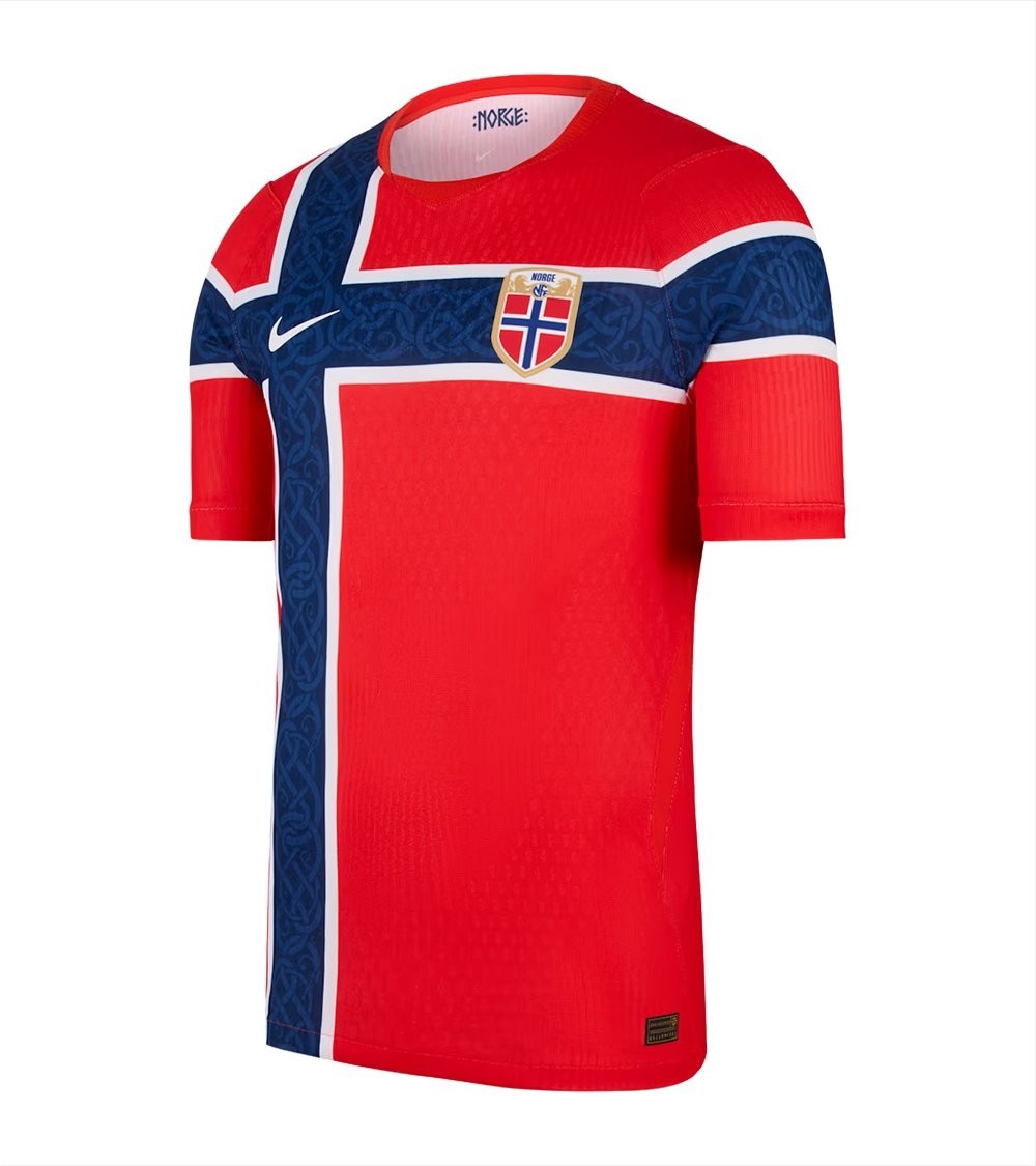 Camisa da Noruega Home Copa 2026 - Versão Jogador