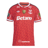Camisa do Flamengo Manto 3 2026 - Todos os patrocínios com patchs libertadores