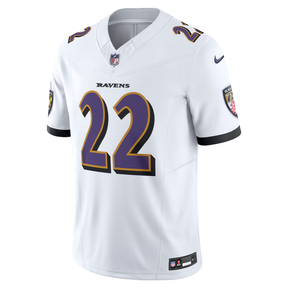 Camisa NFL Baltimore Ravens Nike White Vapor Limited - Derrick Henry