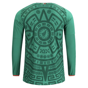 Camisa do México Home Copa 2026 - Versão Jogador Manga Longa