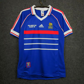 Camisa França Home Retrô 1998 - Zidane - Pronta entrega